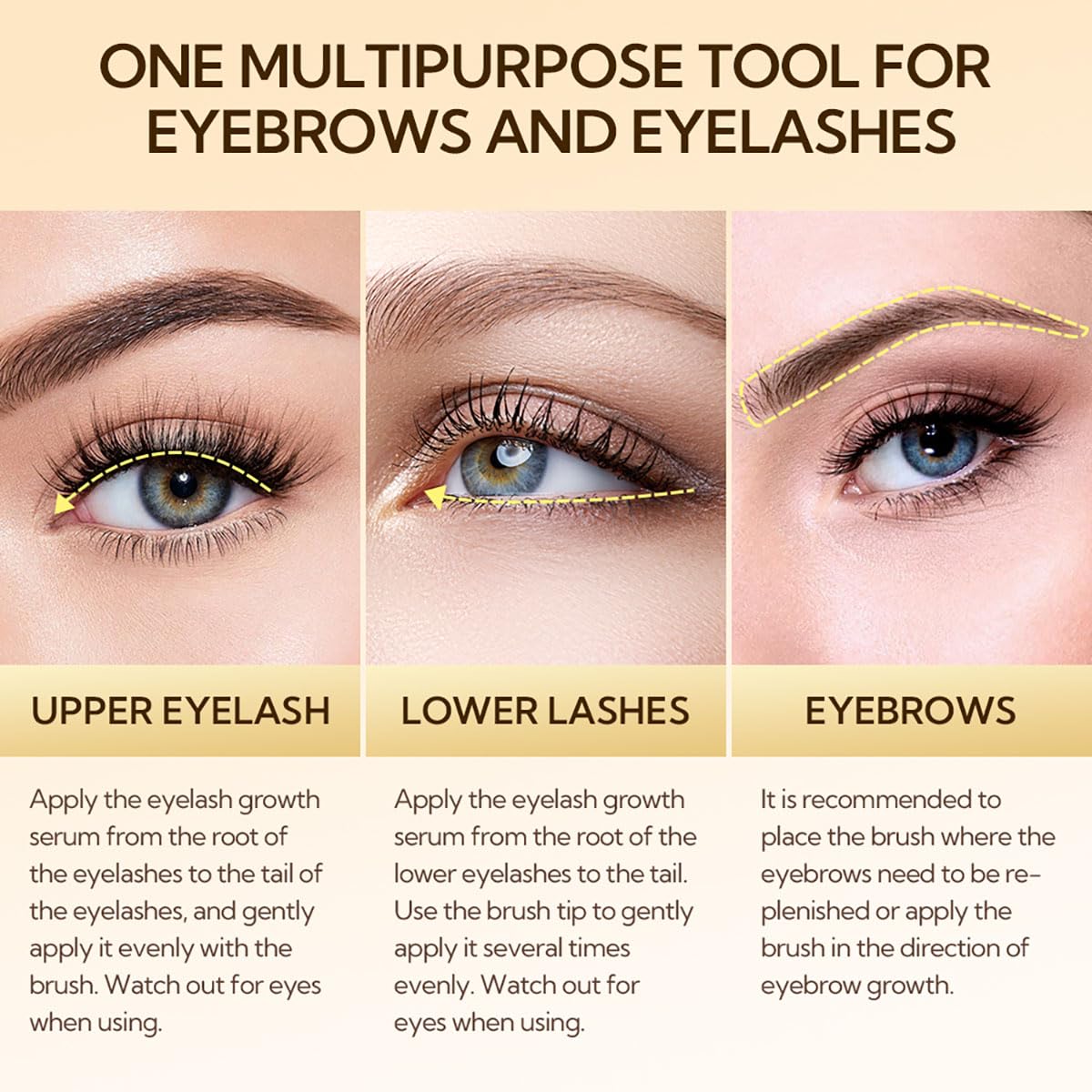 LANBENA Eyelash Growth Serum, Advanced Eyelash Treatment - Lash